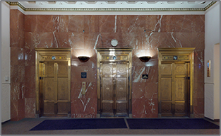1st Floor Lobby elevators
