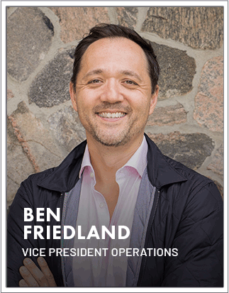 Ben Friedland - Vice President Operations